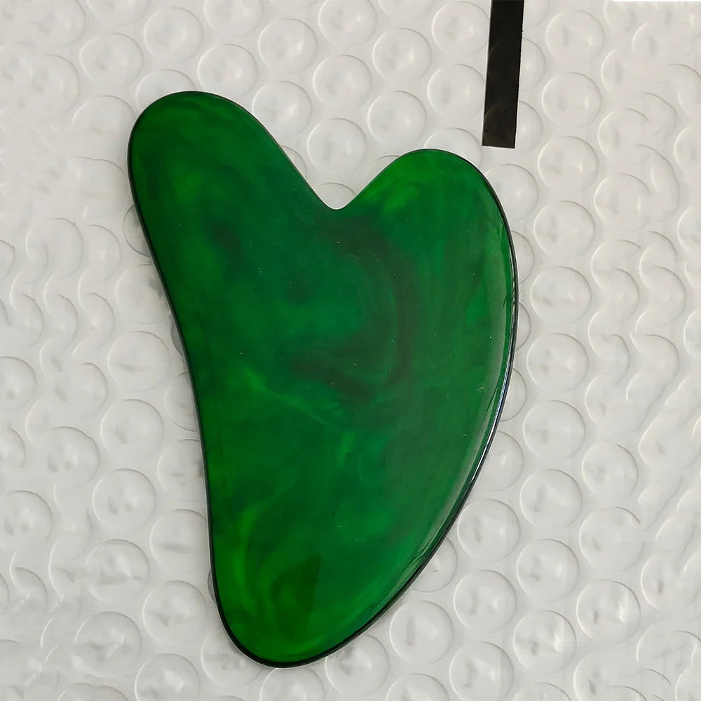 Natural Stone Gua Sha — De-Puff, Sculpt & Boost Circulation in 5 Minutes