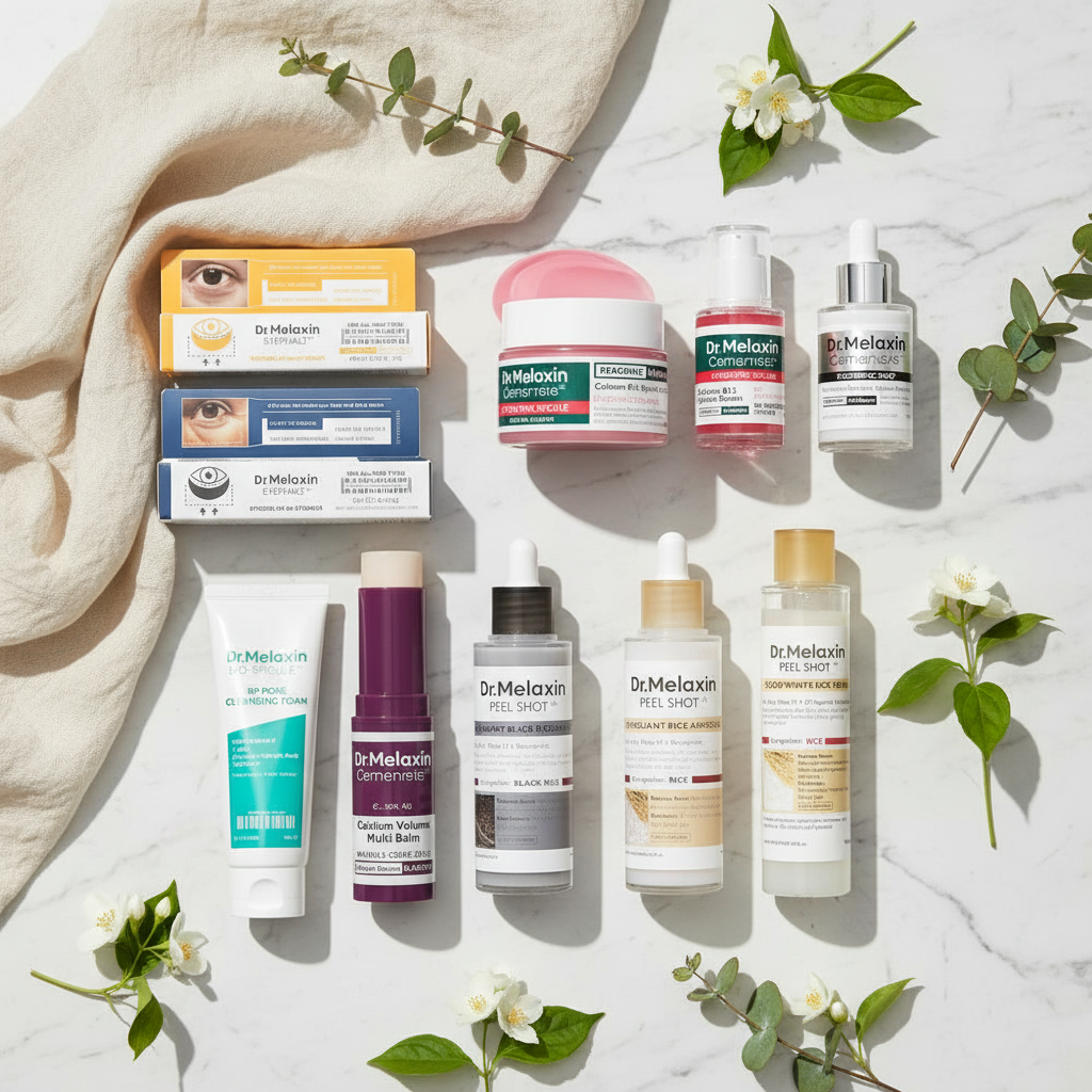 5-Piece Korean Skincare Set — Cleanse, Brighten, Firm & Hydrate for Glass Skin