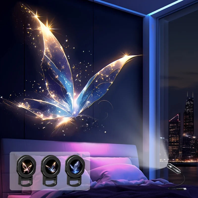 LED USB Projector Night Light — Whales, Jellyfish & Ocean Scenes for Your Room