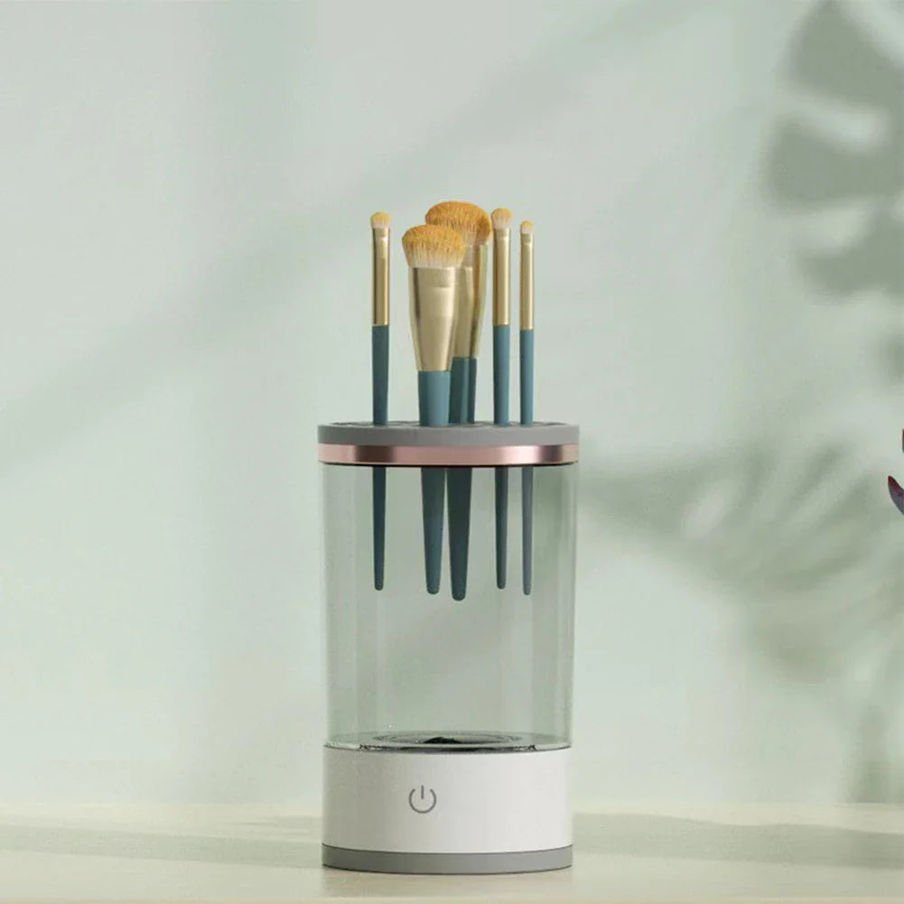 Makeup Brush Cleaner Machine — Deep Clean & Dry in Seconds | Removes Bacteria & Buildup