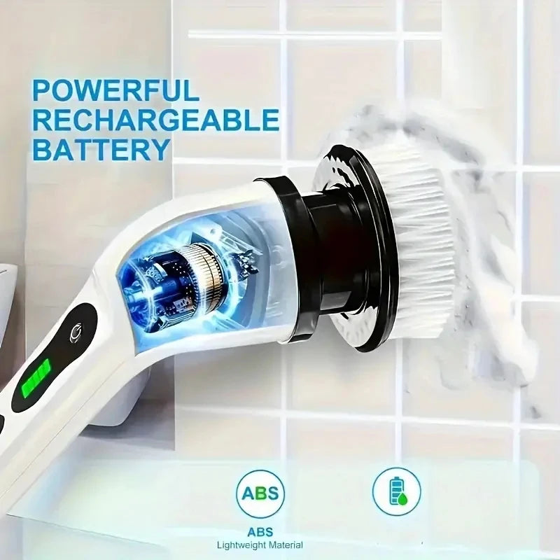 Wireless Electric Cleaning Brush — 7 Heads for Every Surface in Your Home