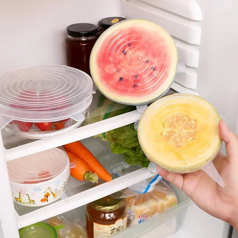 Silicone Stretch Lids Set — Keep Food Fresh, Ditch the Cling Film