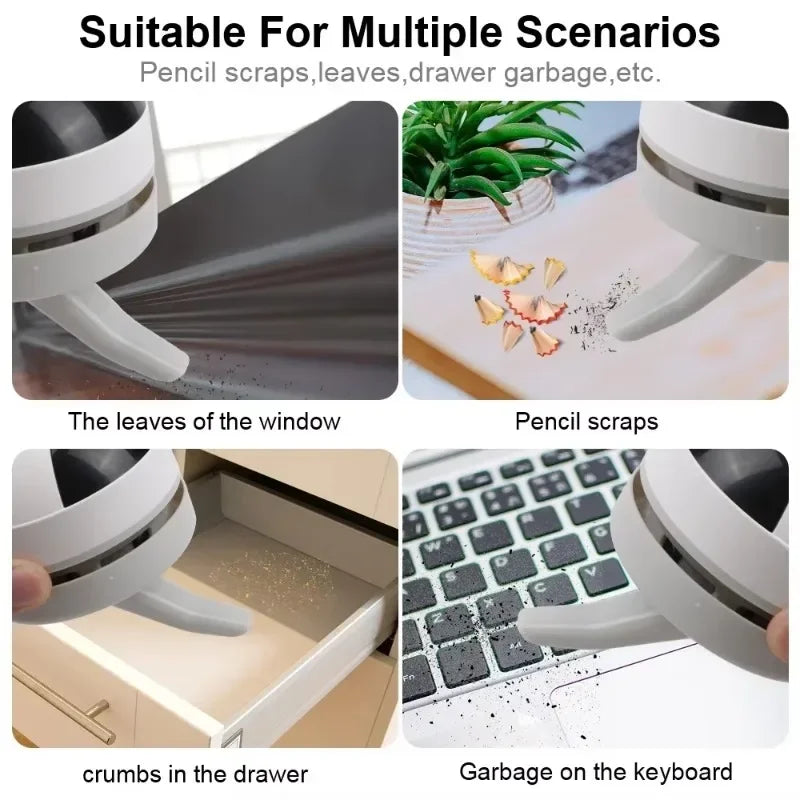 Mini Desk Vacuum Cleaner — Banish Crumbs & Dust in Seconds