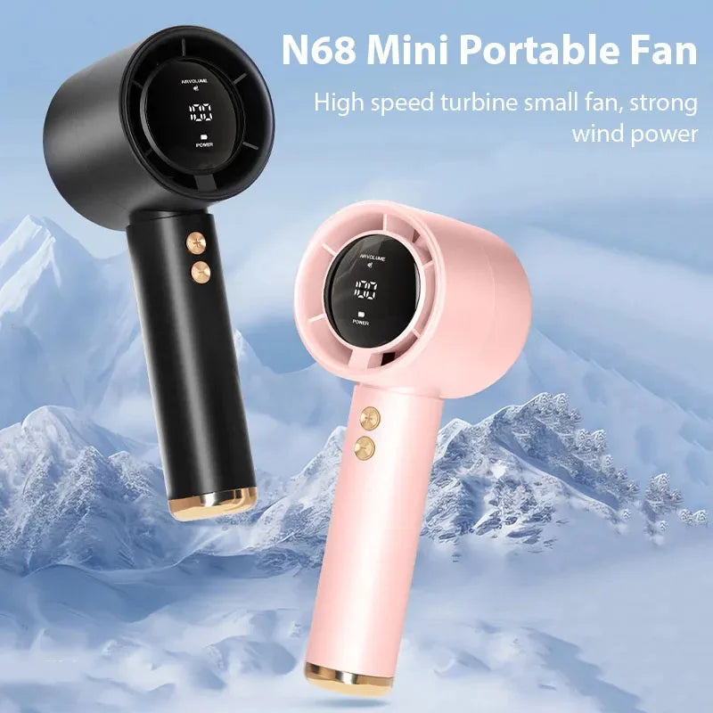 Mini Handheld Fan — USB Rechargeable Portable Fan