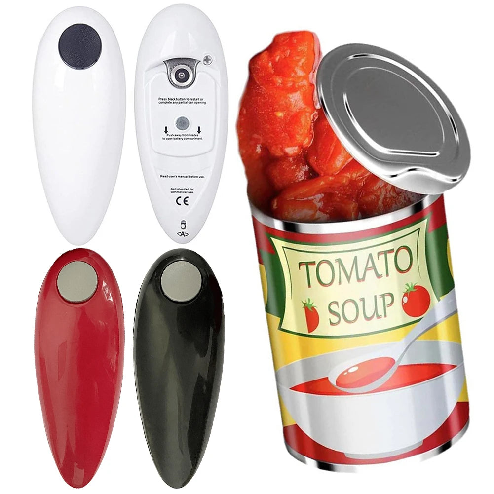 Electric Can Opener — One-Touch Opening, Smooth Edges Every Time