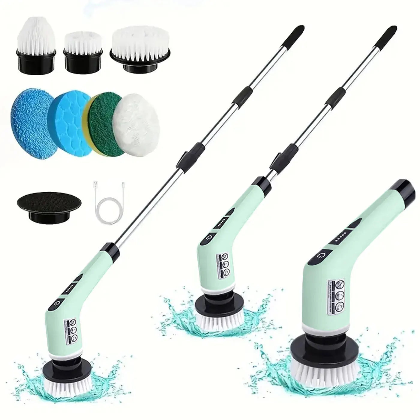 Wireless Electric Cleaning Brush — 7 Heads for Every Surface in Your Home