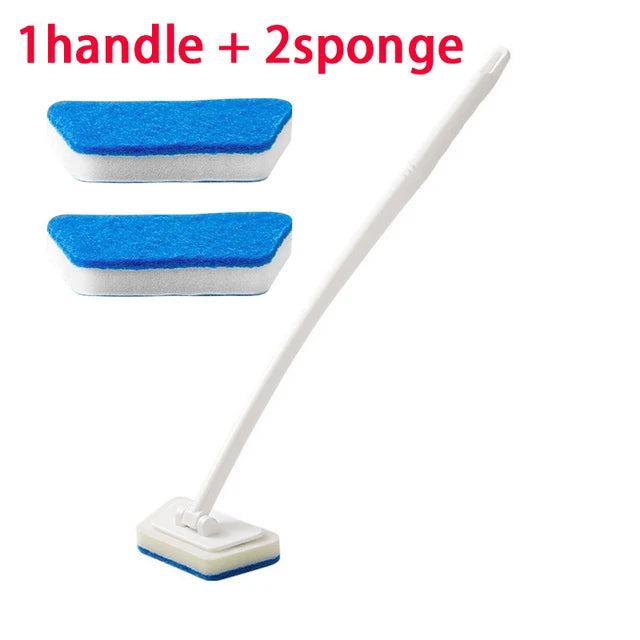 Long-Handle Bathroom Cleaning Brush — Scrub Every Corner Without Bending