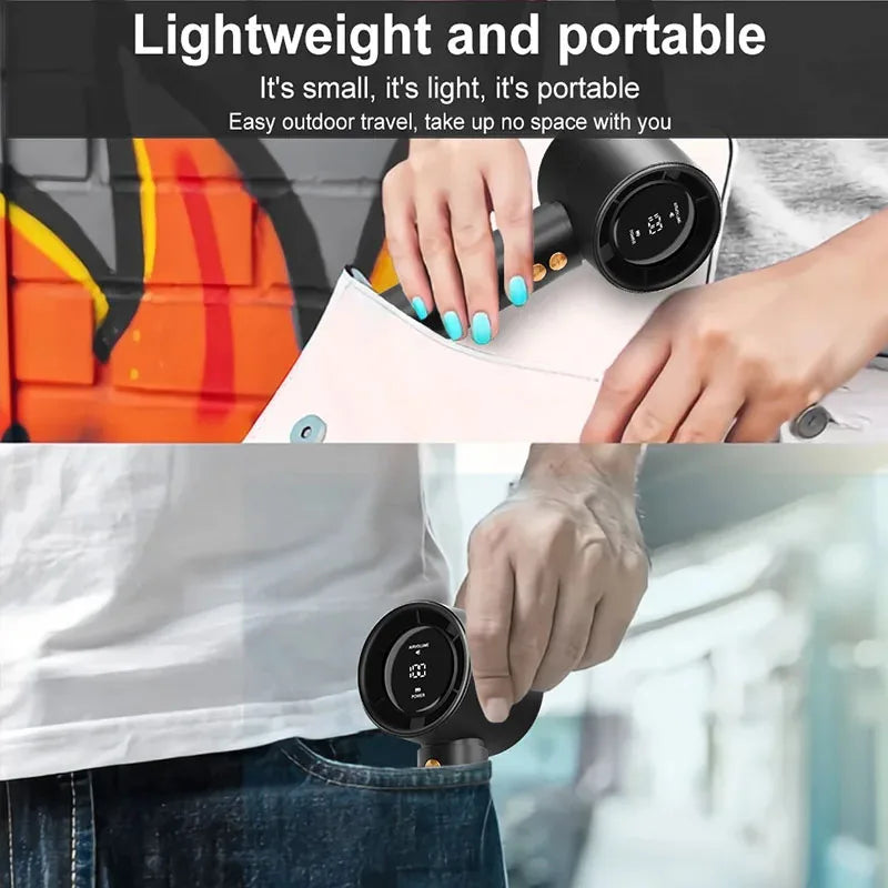 Mini Handheld Fan — USB Rechargeable Portable Fan