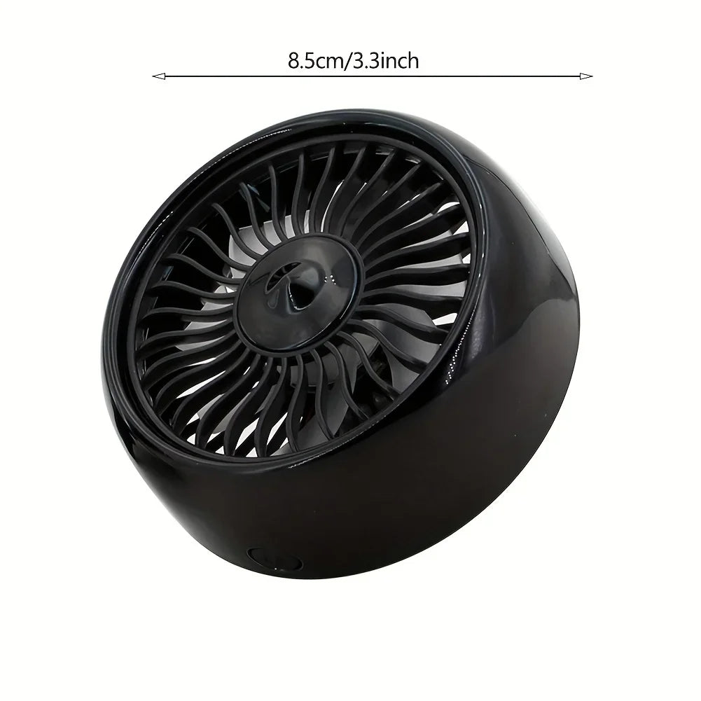 USB Car Fan — 3-Speed Cooling Fan for Car, Van & Truck