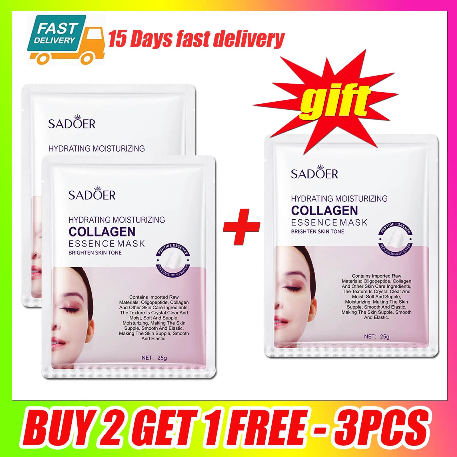 Collagen Anti-Wrinkle Face Mask