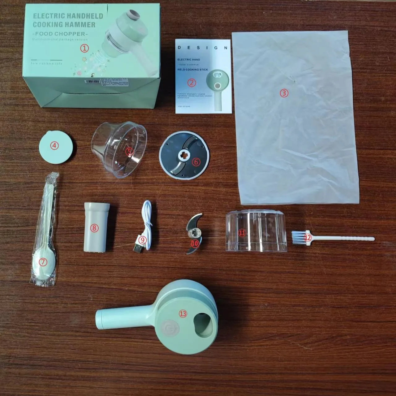 4-in-1 Electric Vegetable Cutter — Chop, Mince, Peel & Slice Hands-Free