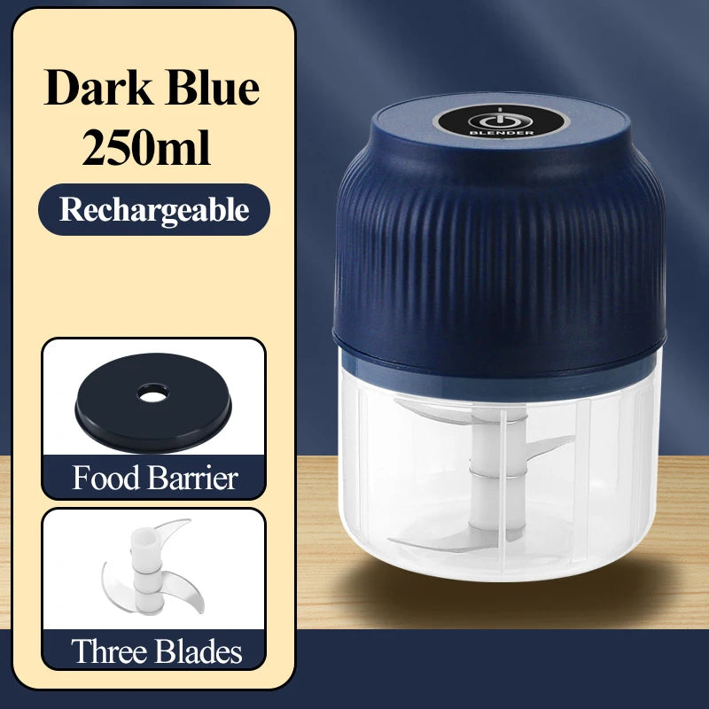 Mini Electric Garlic Crusher — Mince Garlic in Seconds, No Smell on Your Hands