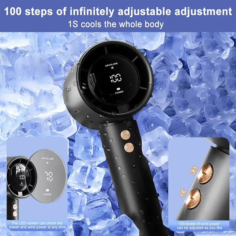 Mini Handheld Fan — USB Rechargeable Portable Fan