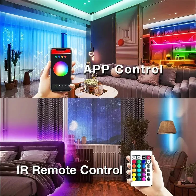 Smart LED Strip Lights — Music Sync Ambience for Any Room