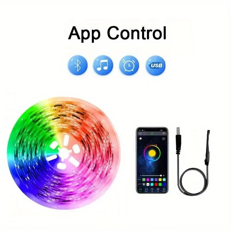 Smart LED Strip Lights — Music Sync Ambience for Any Room
