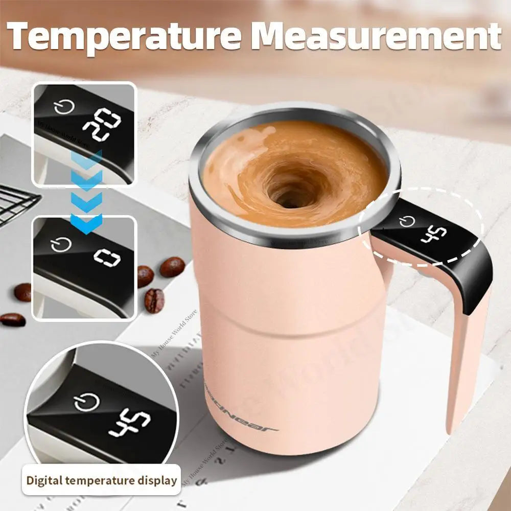 Self-Stirring Coffee Mug — Perfectly Mixed Drinks at the Press of a Button