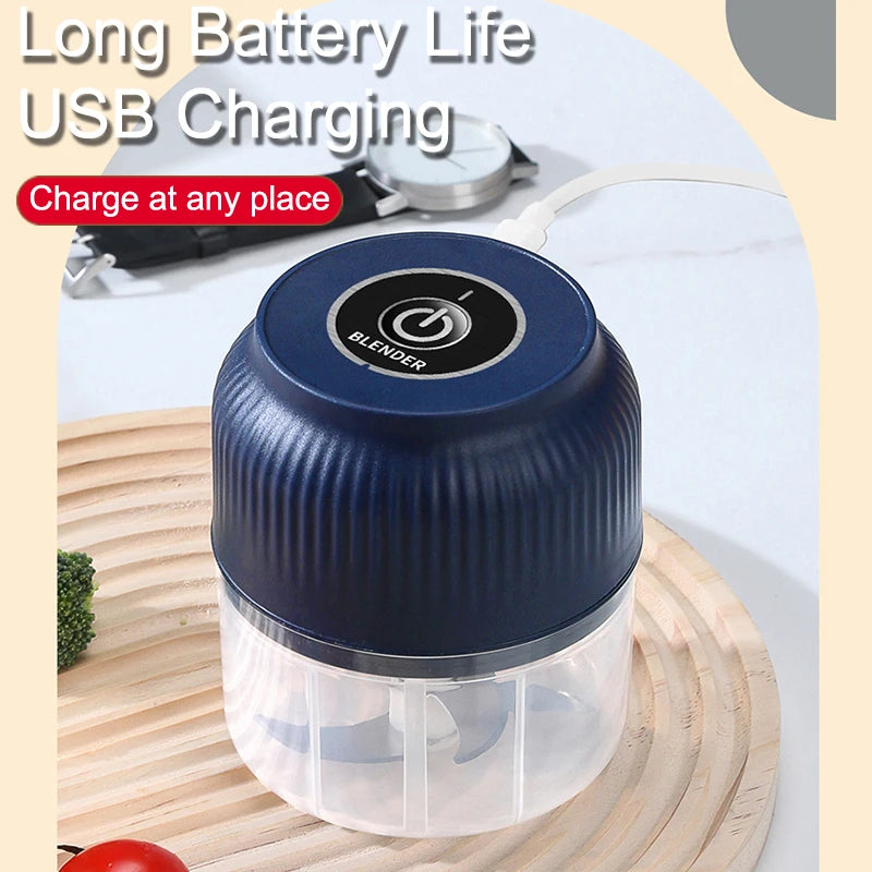 Mini Electric Garlic Crusher — Mince Garlic in Seconds, No Smell on Your Hands
