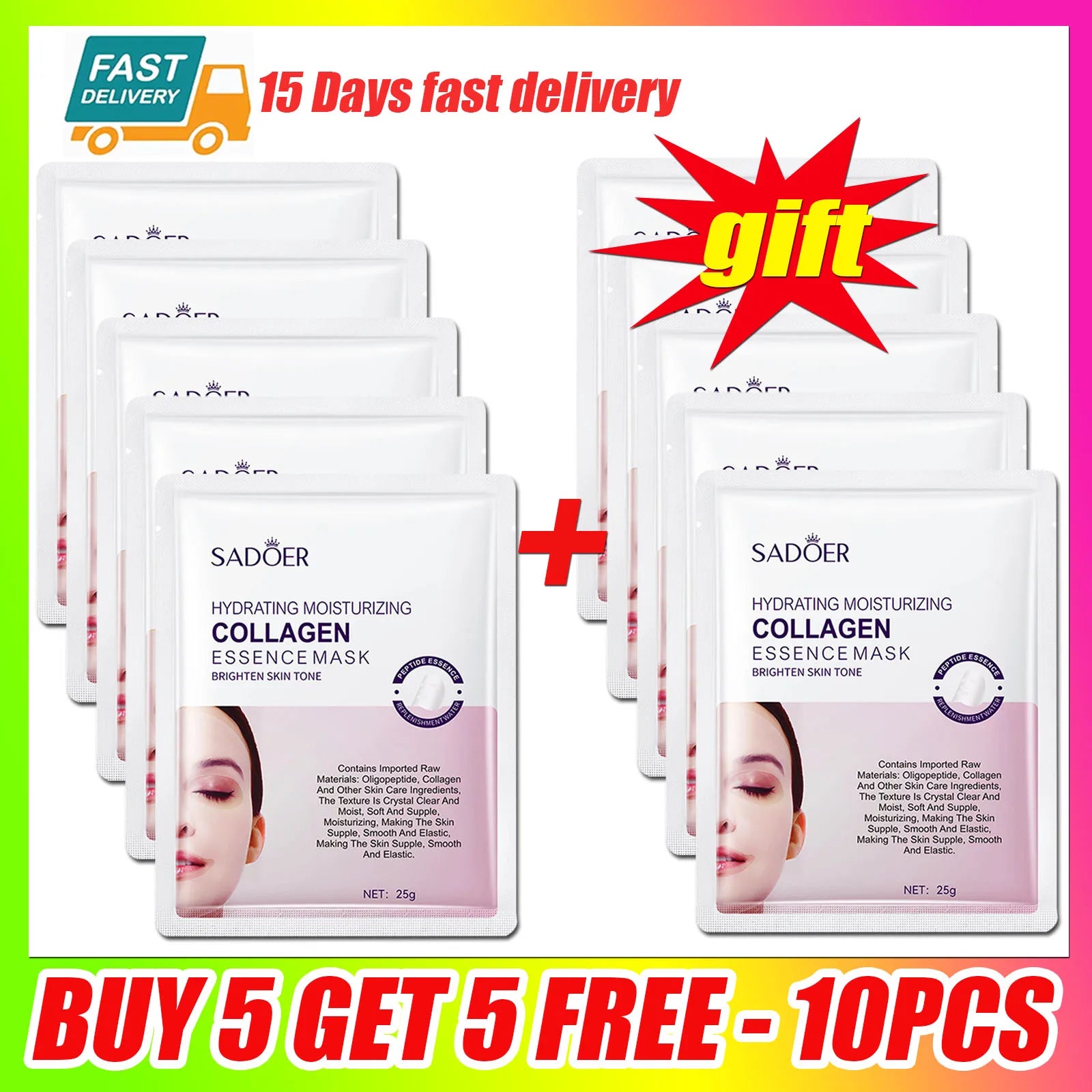 Collagen Anti-Wrinkle Face Mask