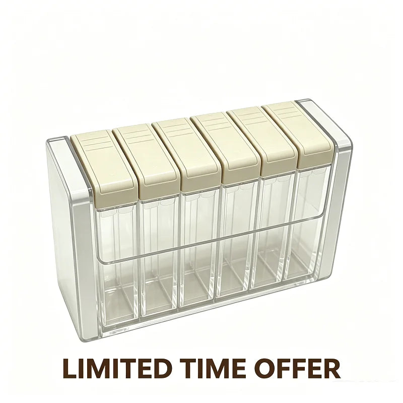 Magnetic Spice Jar Set — Organise Your Kitchen Wall in Style