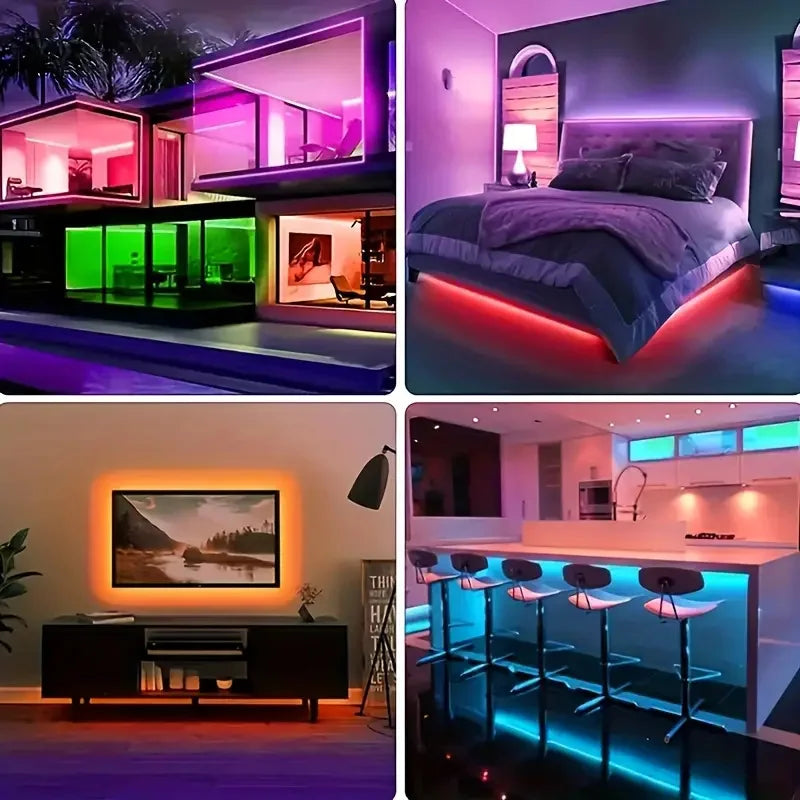 Smart LED Strip Lights — Music Sync Ambience for Any Room