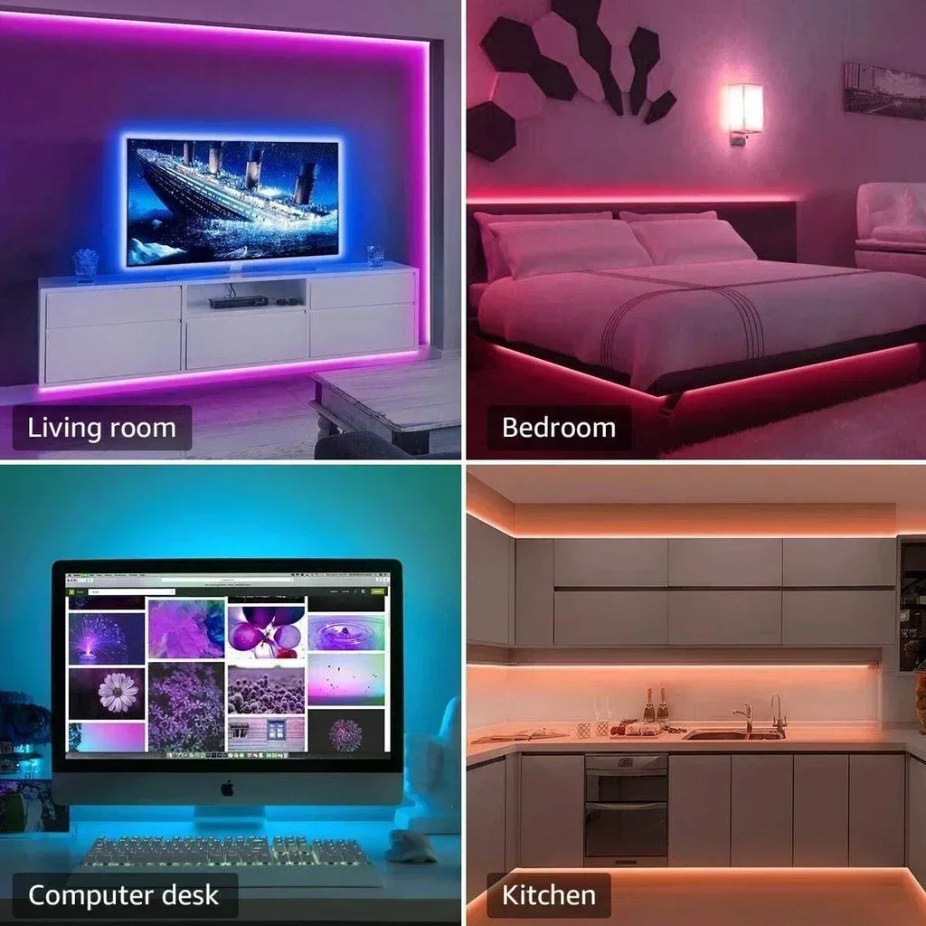 RGB Gaming LED Light Strip — Level Up Your Setup with Music-Sync Lighting