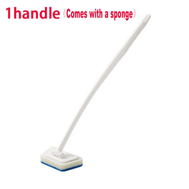 Long-Handle Bathroom Cleaning Brush — Scrub Every Corner Without Bending
