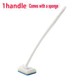 Long-Handle Bathroom Cleaning Brush — Scrub Every Corner Without Bending