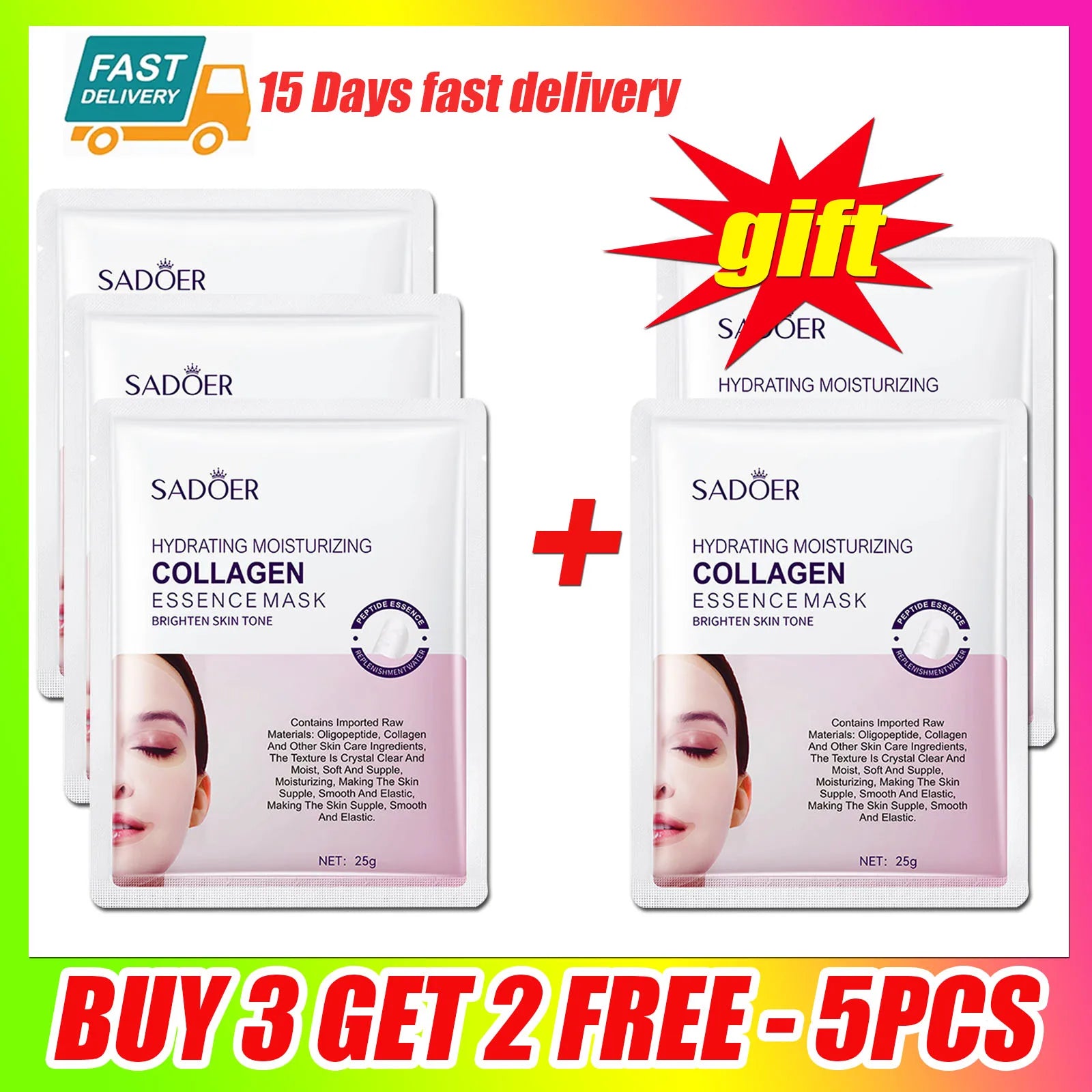 Collagen Anti-Wrinkle Face Mask
