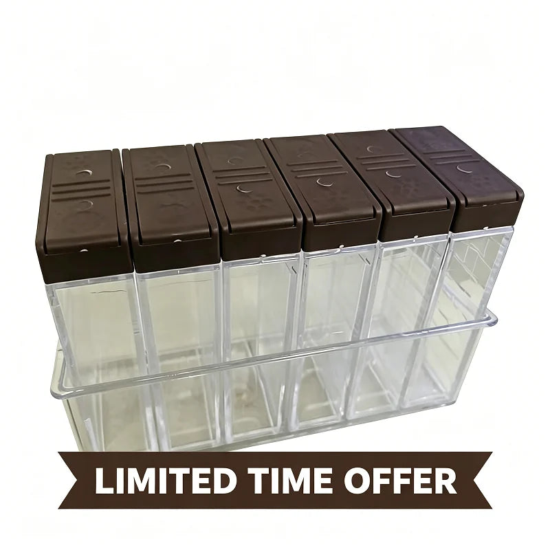 Magnetic Spice Jar Set — Organise Your Kitchen Wall in Style