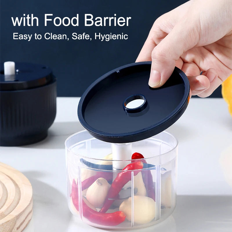 Mini Electric Garlic Crusher — Mince Garlic in Seconds, No Smell on Your Hands