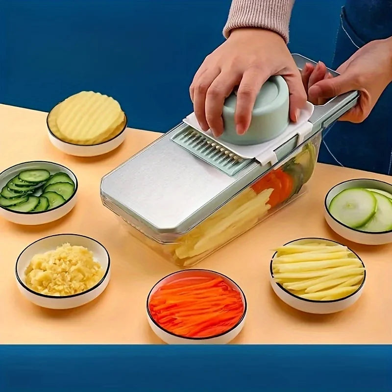 7-Piece Vegetable Slicer & Grater Set — Prep Faster, Cook Smarter