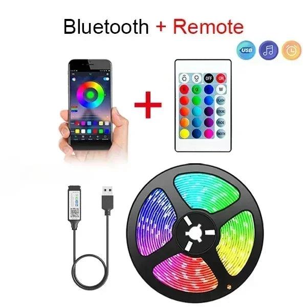 RGB Gaming LED Light Strip — Level Up Your Setup with Music-Sync Lighting
