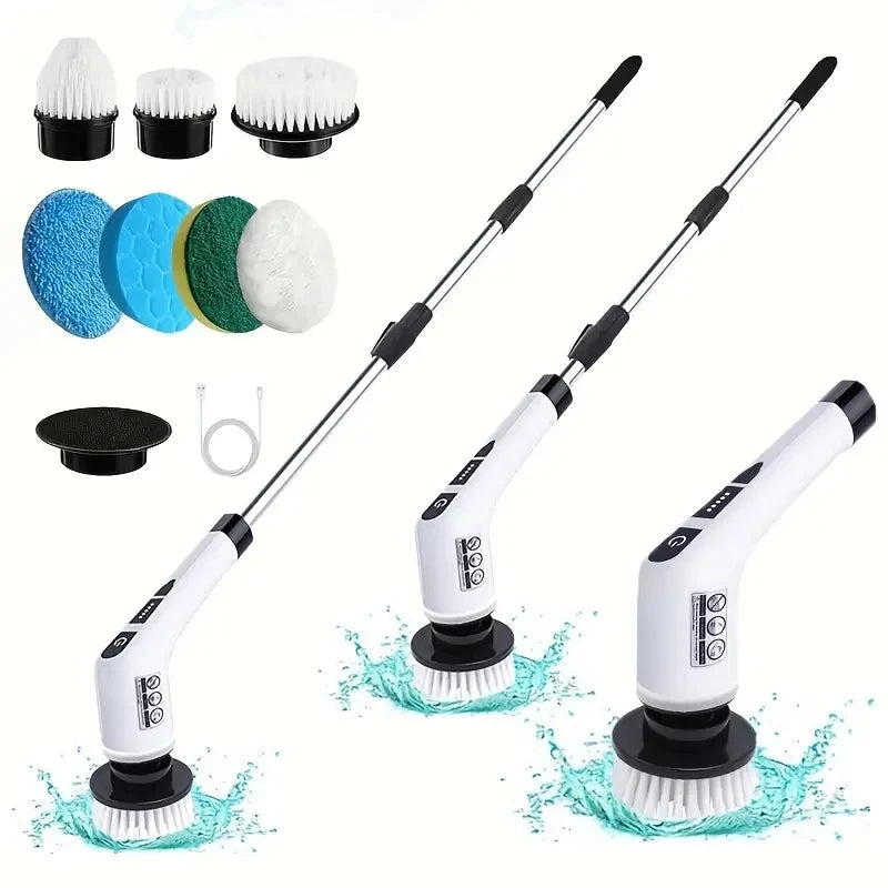 Wireless Electric Cleaning Brush — 7 Heads for Every Surface in Your Home